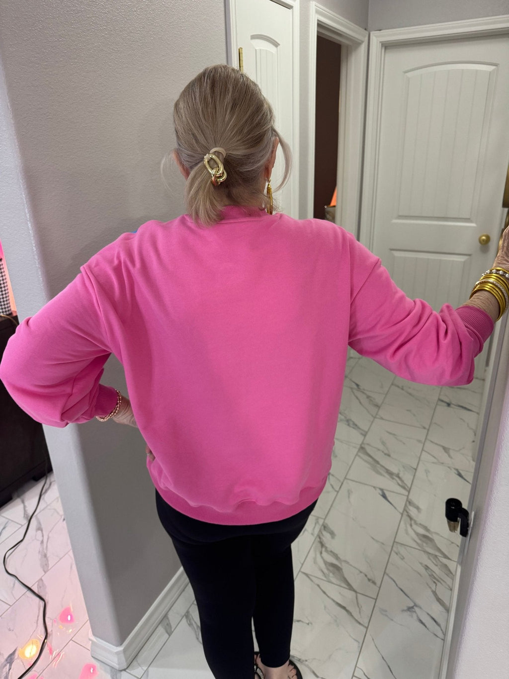 Brianna Cannon Fort Worth Stockyard Sparkle Sweatshirt