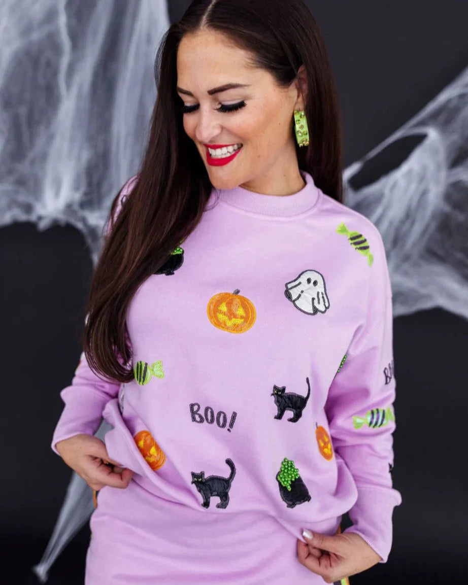 Brianna Cannon • Lavender Spooky Season Sweatshirt