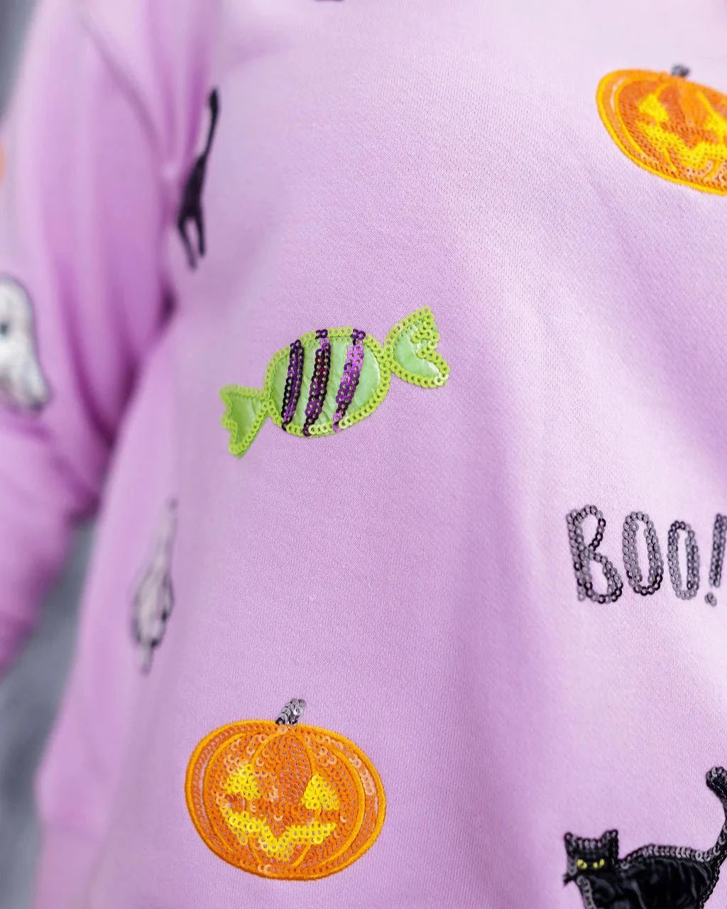 Brianna Cannon • Lavender Spooky Season Sweatshirt