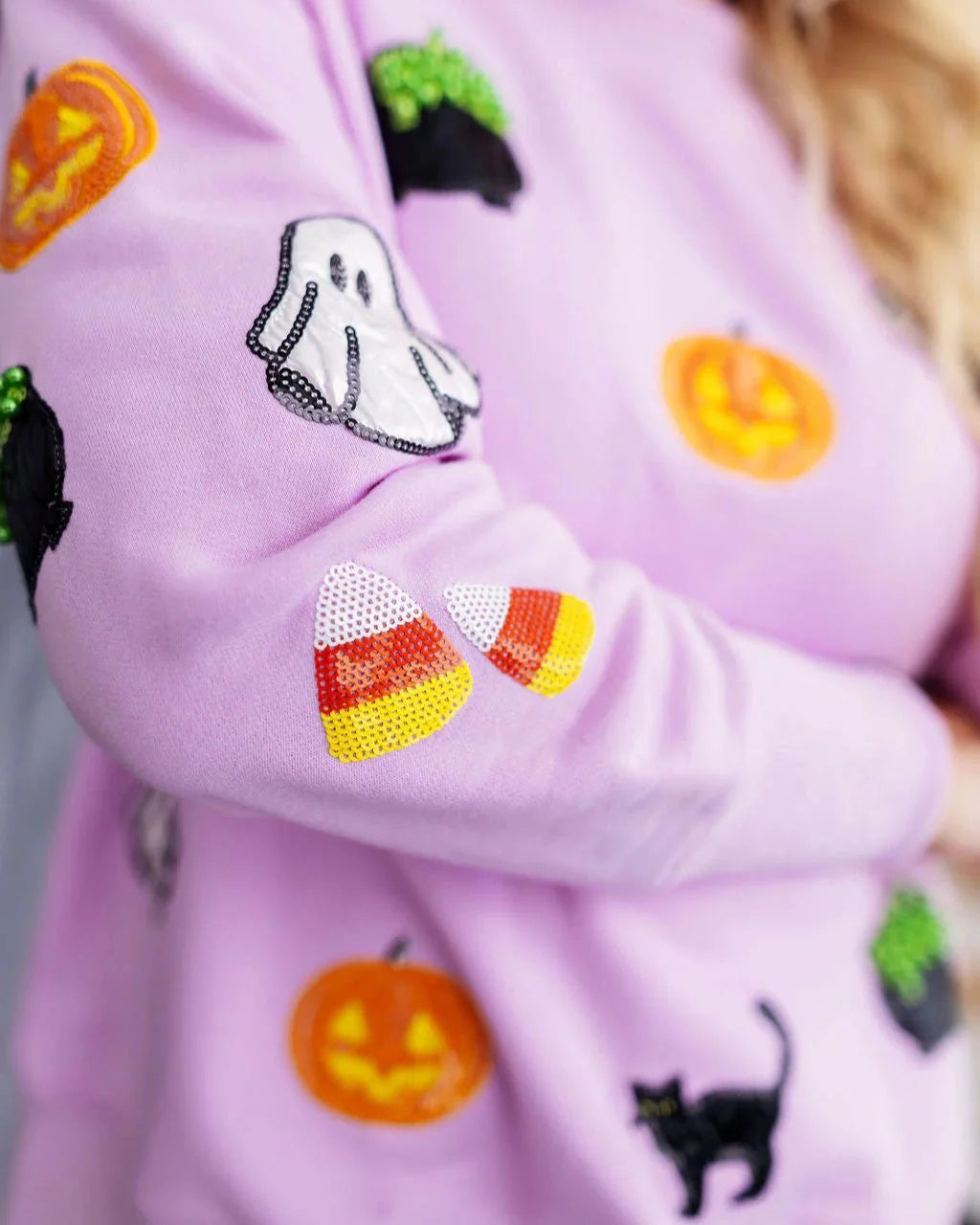 Brianna Cannon • Lavender Spooky Season Sweatshirt