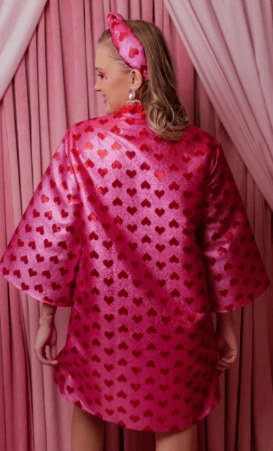 Brianna Cannon - Metallic Hearts Caftan