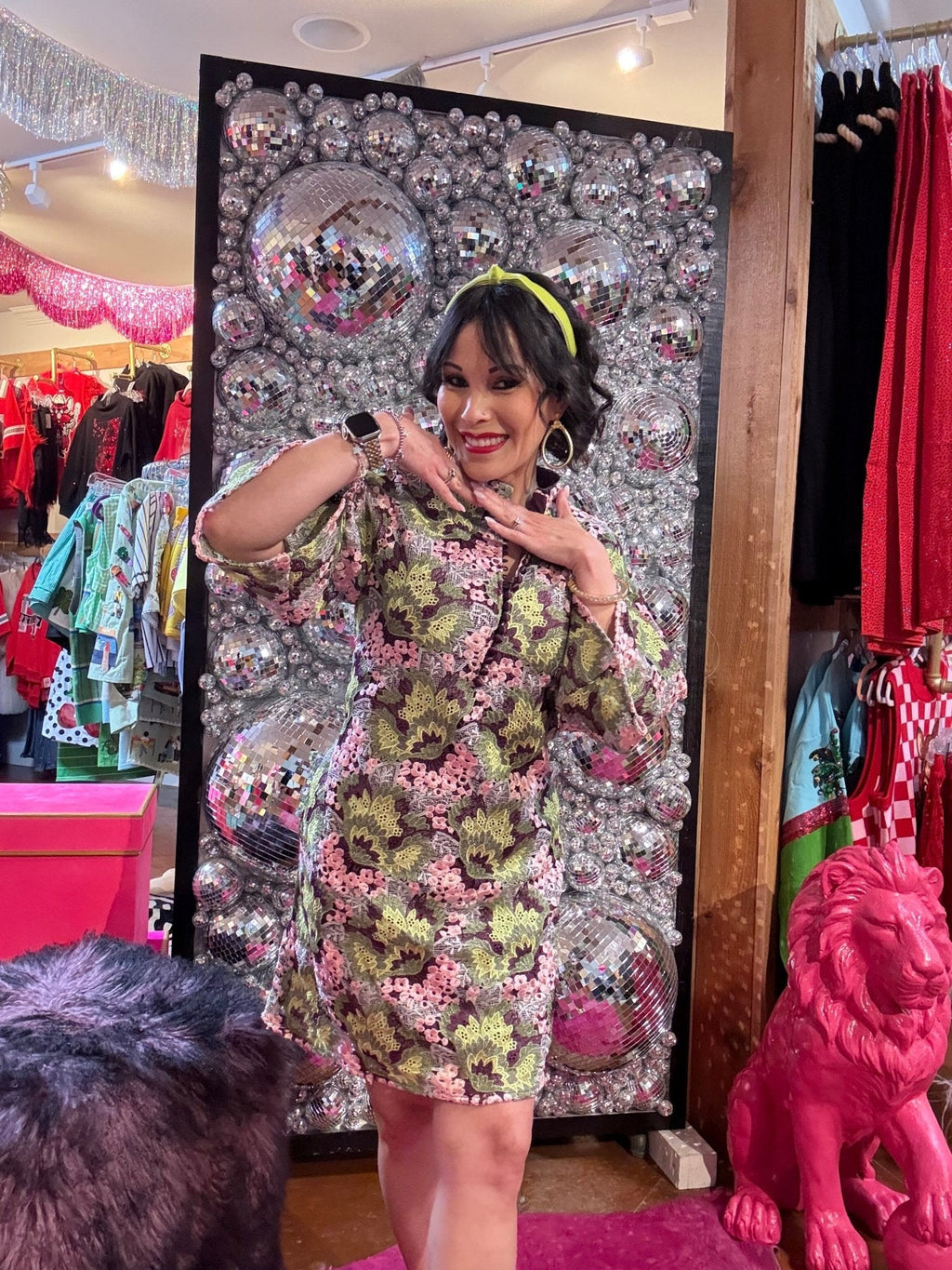 Brianna Cannon Moss & Blossom Caftan