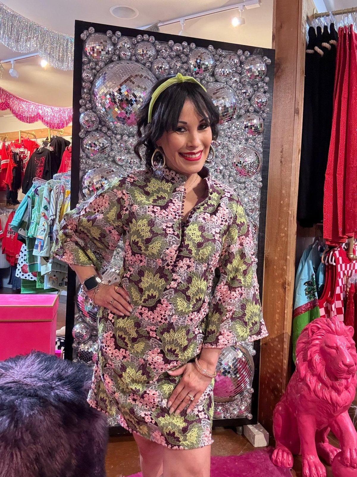 Brianna Cannon Moss & Blossom Caftan