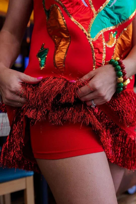 Brianna Cannon-Muy Caliente Chili Pepper Skirt/Skort