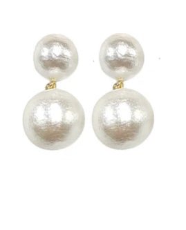 Brianna Cannon - Pearl Double Drop Earrings