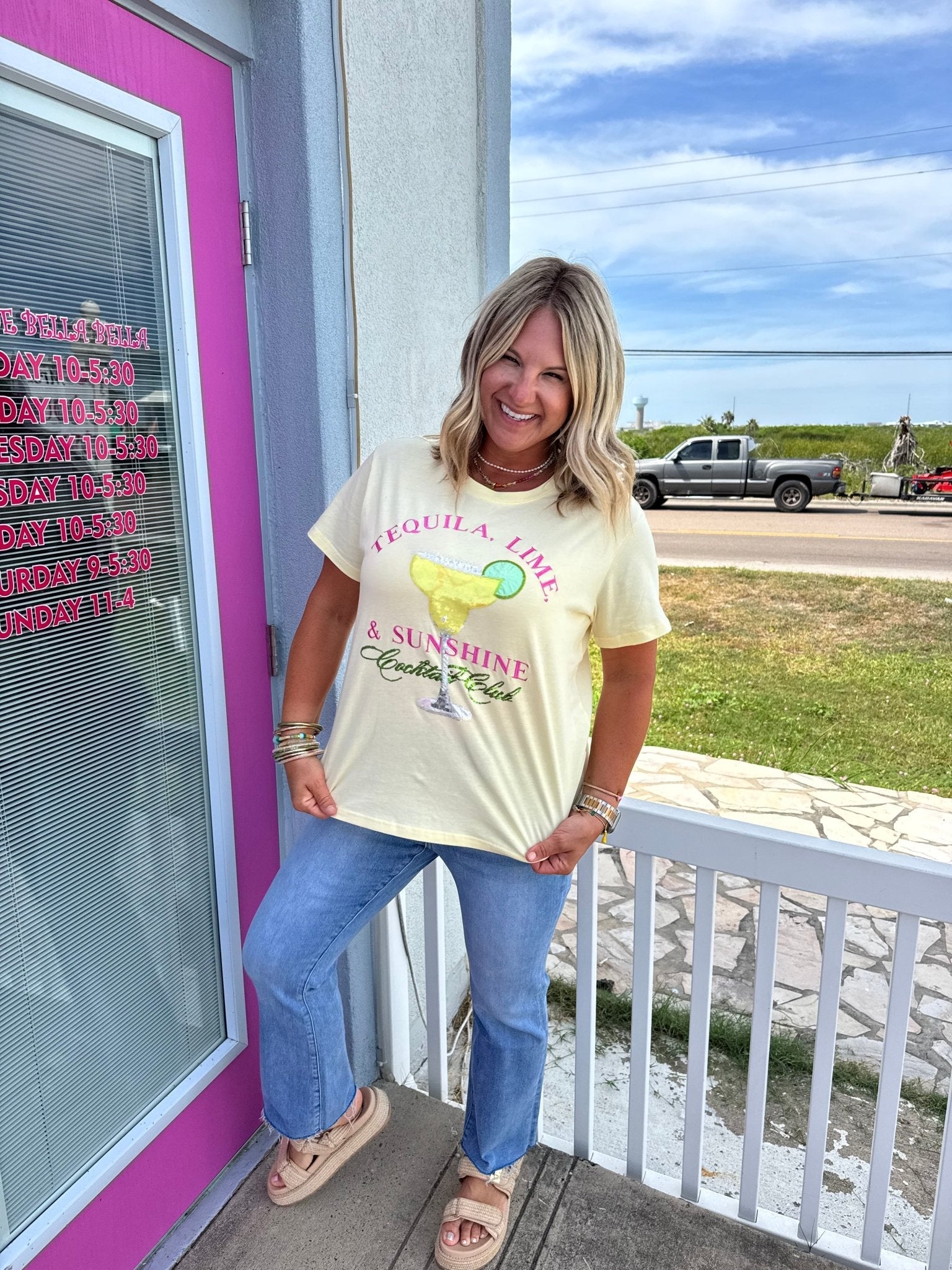 Brianna Cannon - TEQUILA, LIME & SUNSHINE COCKTAIL CLUB TEE