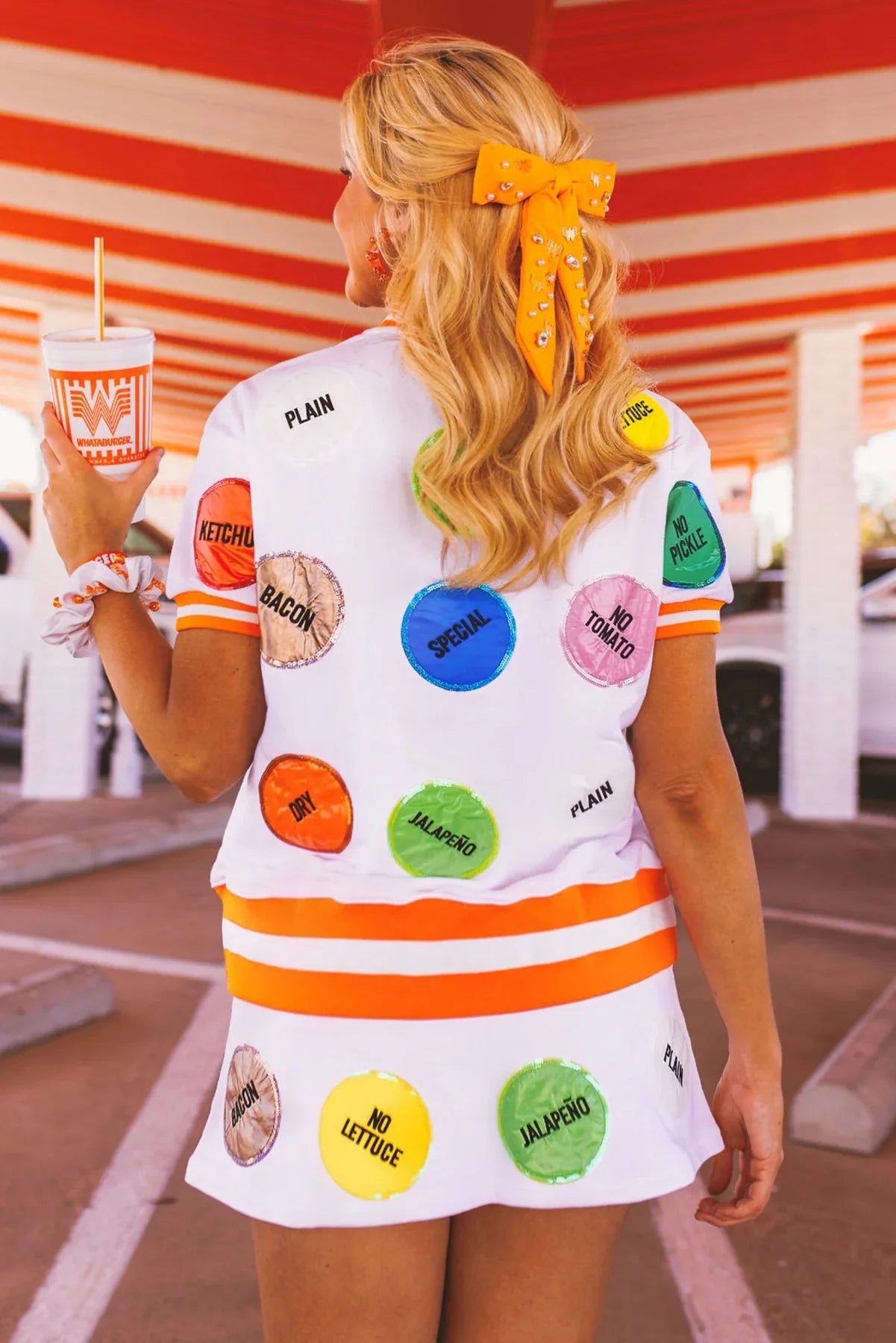 Brianna Cannon Whataburger Day Dot Top