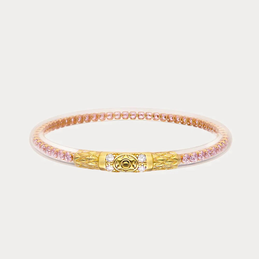 BudhaGirl Queen All Weather Bangle® (AWB®) - Pink Petal