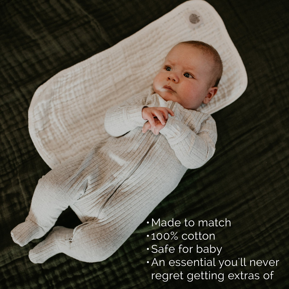 Estes Set - Muslin Burp Cloths (4 Pack)