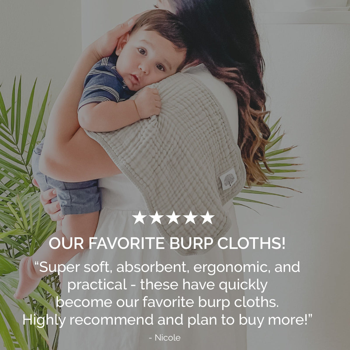 Estes Set - Muslin Burp Cloths (4 Pack)