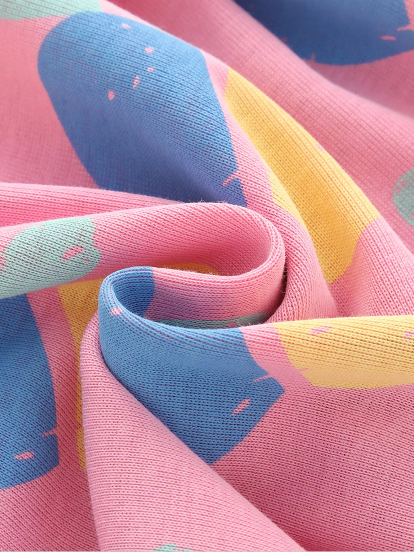 Children's Printed Short Sleeve Dress