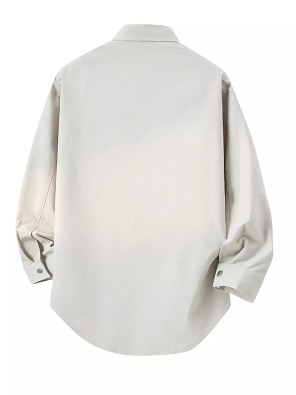 Men's Plus Size Snap Down Long Sleeve Shirt