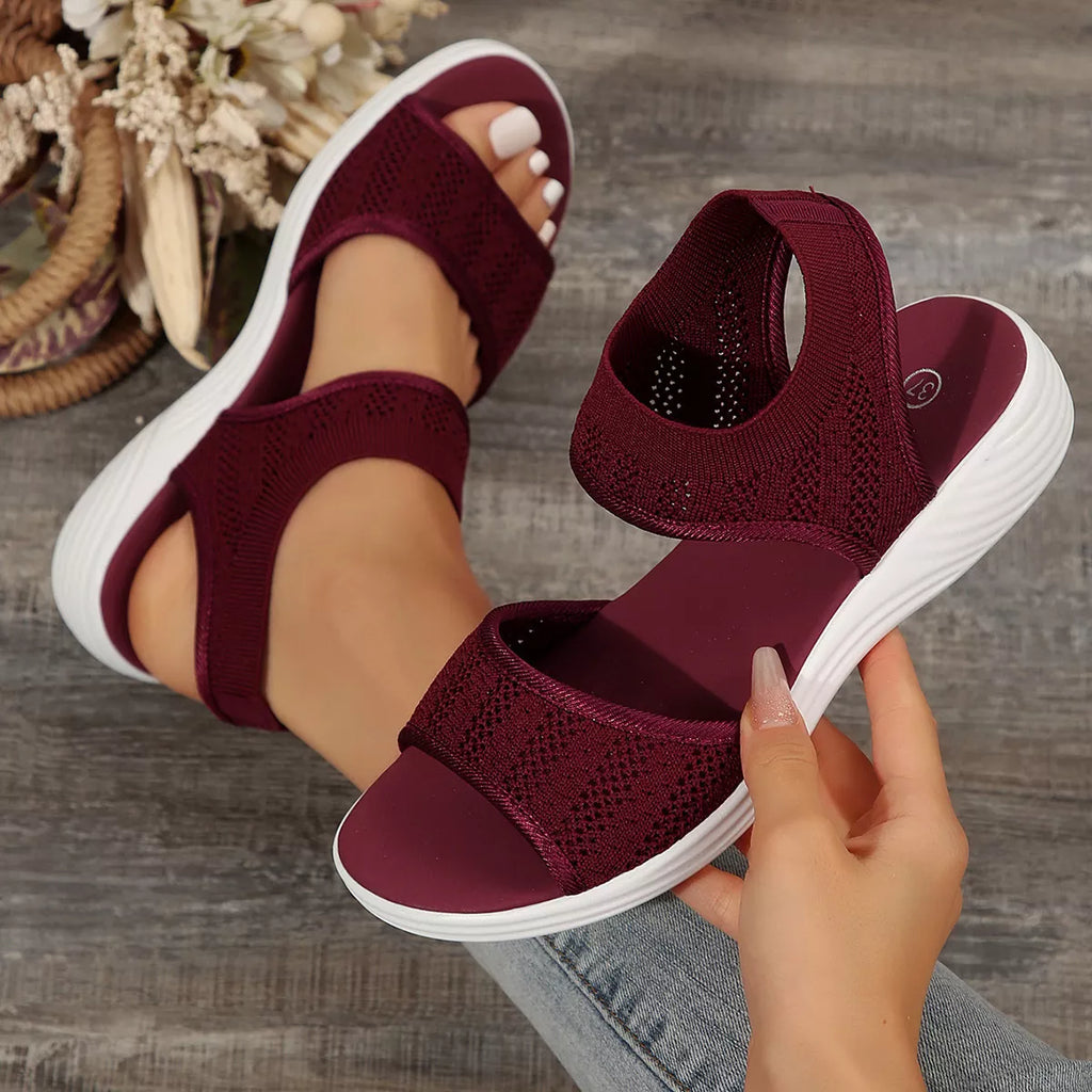 Open Toe Mesh Sandals
