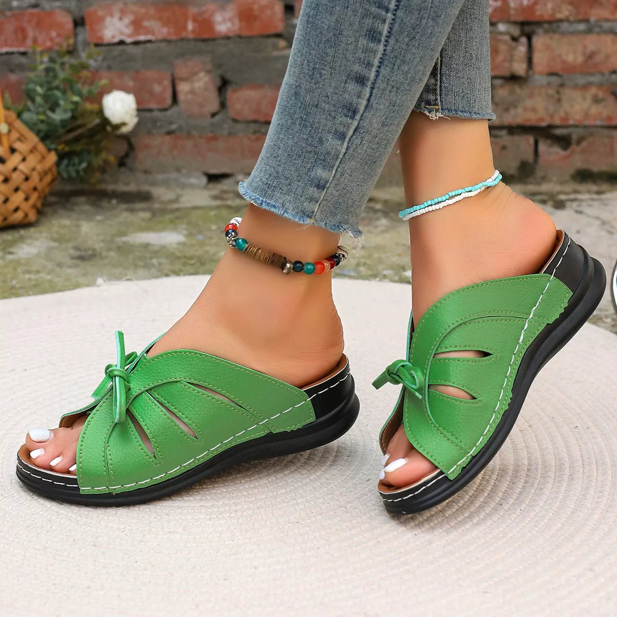 Open Toe Wedge Sandals
