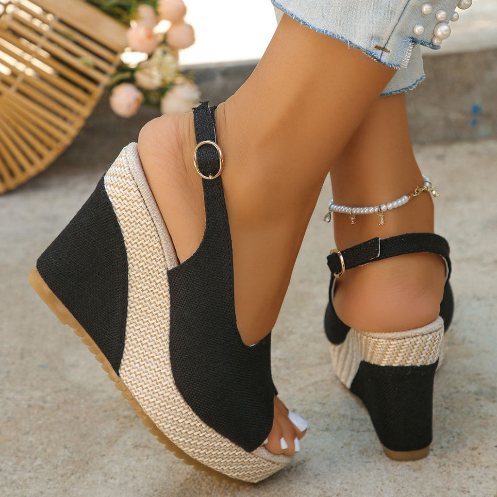 Open Toe Wedge Sandals