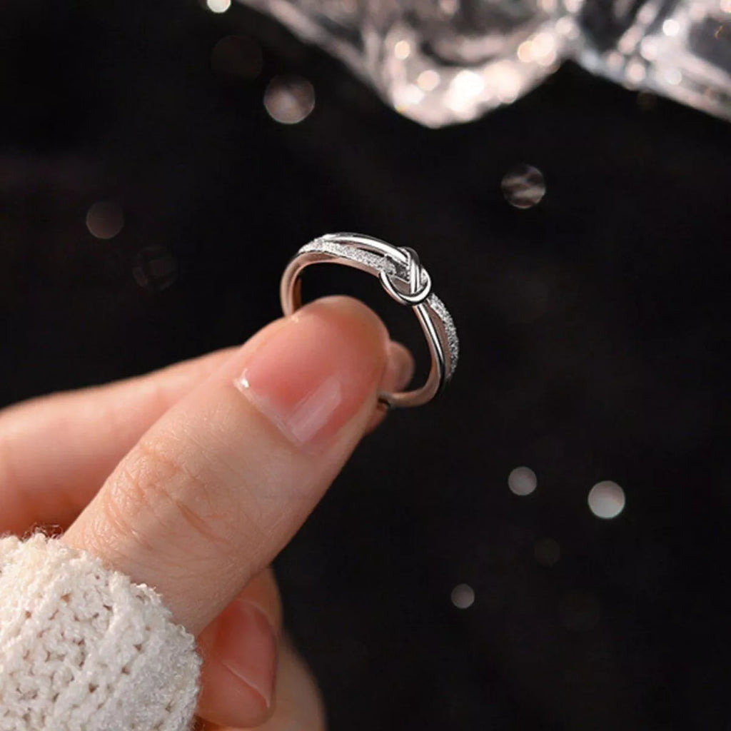 925 Sterling Silver Knot Ring