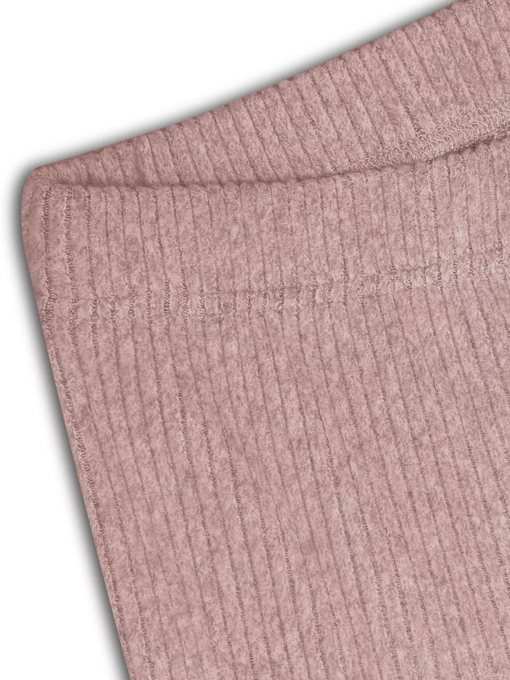Ribbed Knit Long Sleeve Top and Pants Set