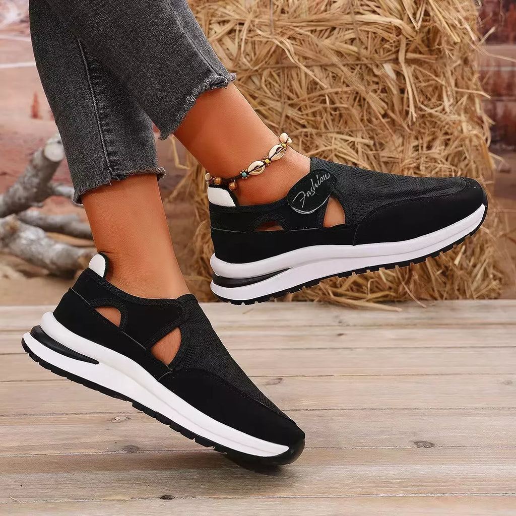 Breathable Cutout Slip-Ons