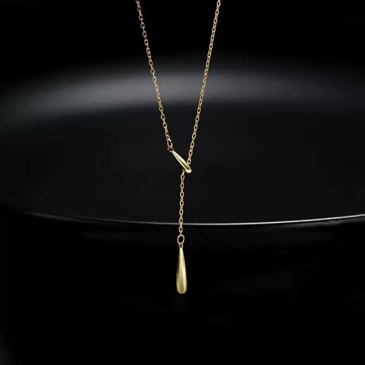 925 Sterling Silver Y-Shaped Pendant Necklace