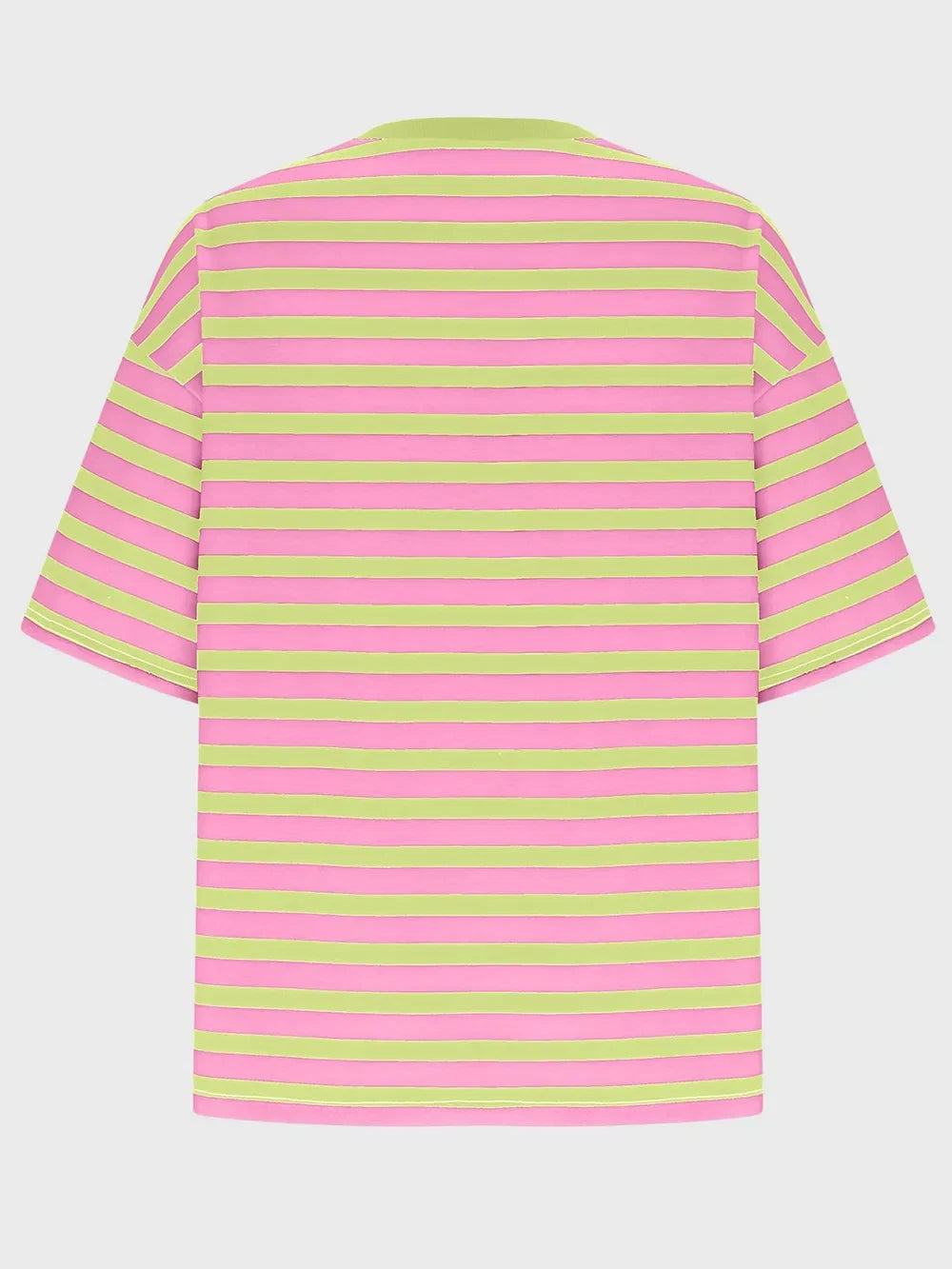 Striped Round Neck Half Sleeve T-Shirt