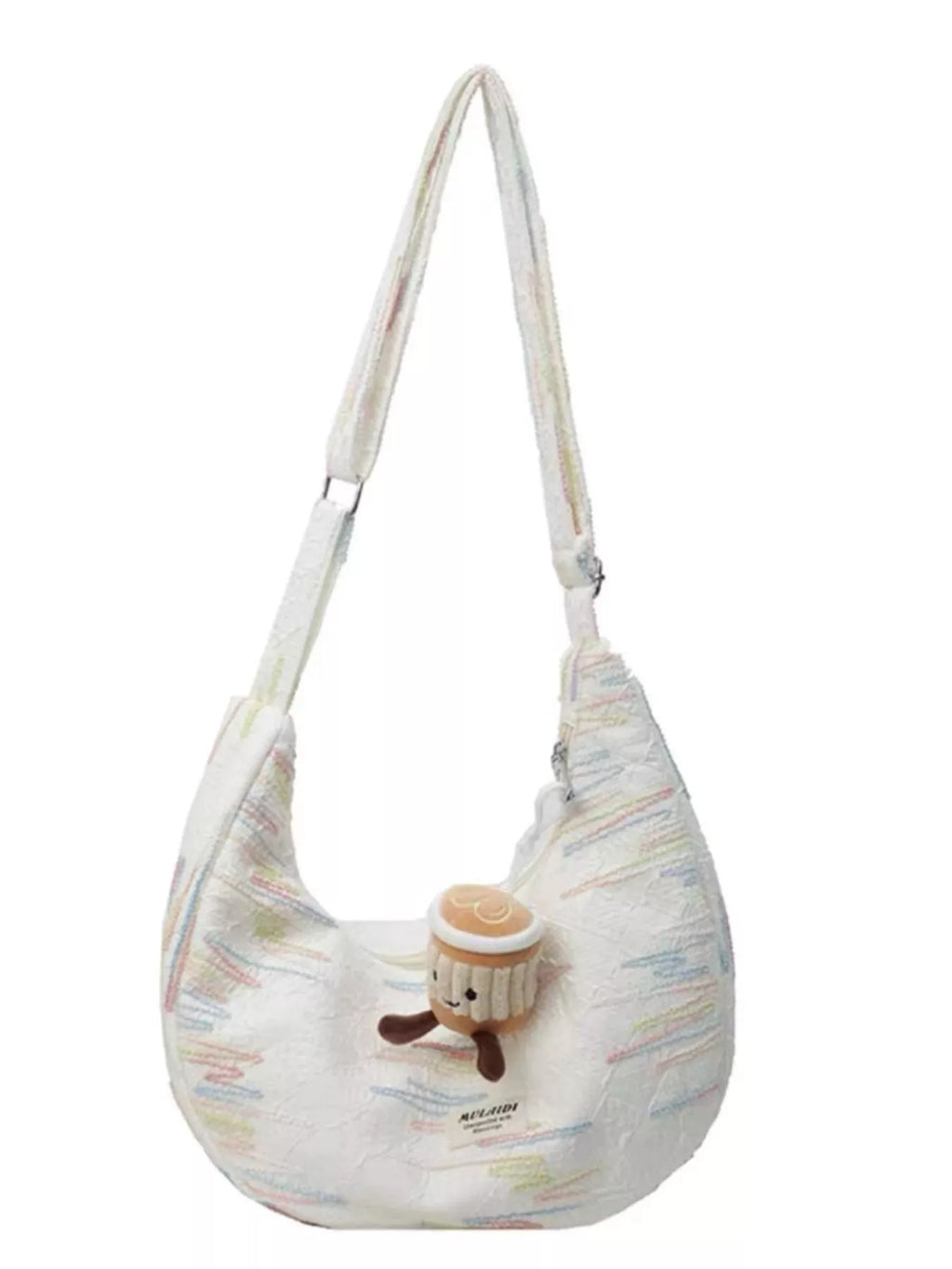 Cartoon Charm Crossbody Bag