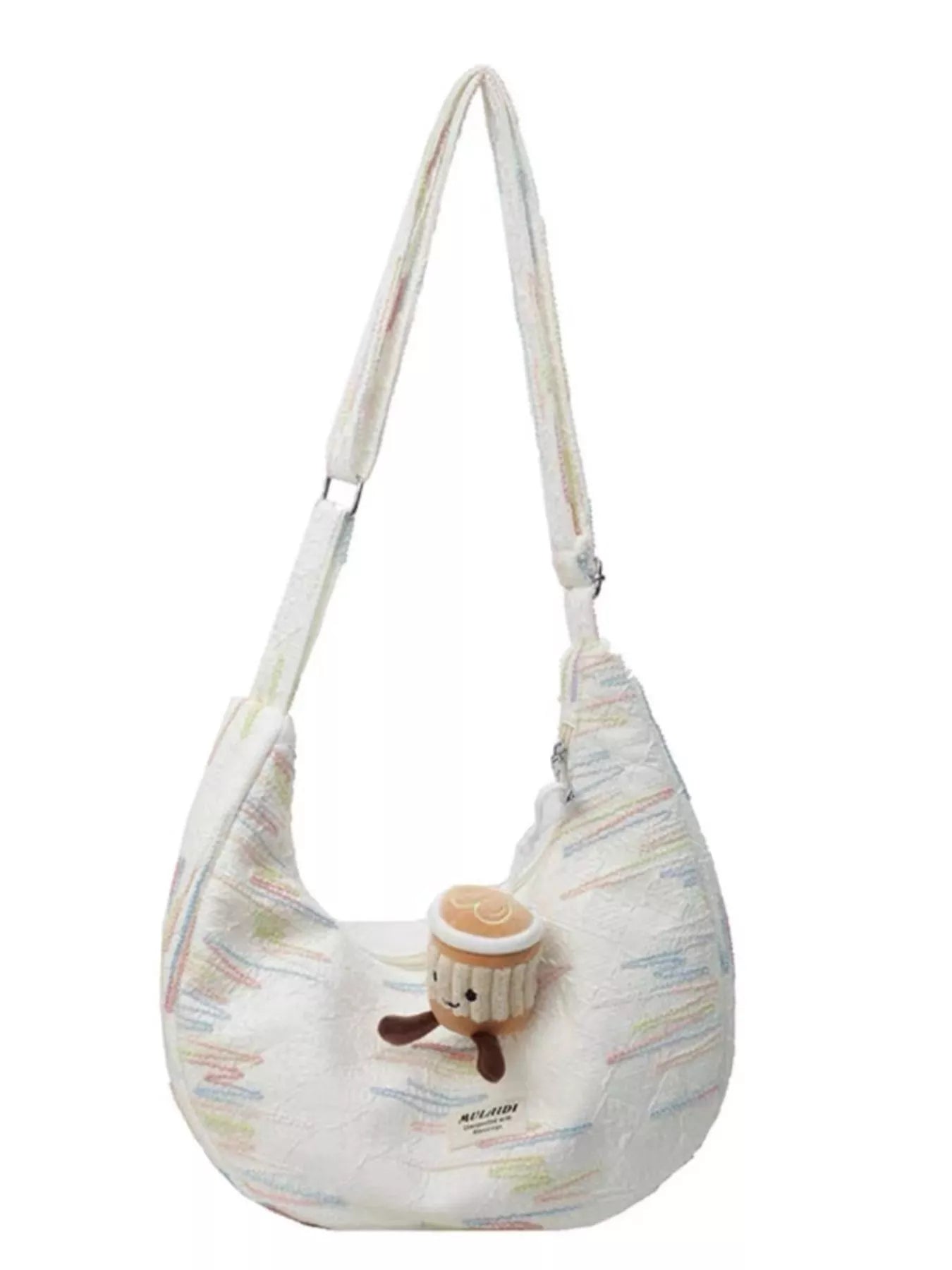 Cartoon Charm Crossbody Bag