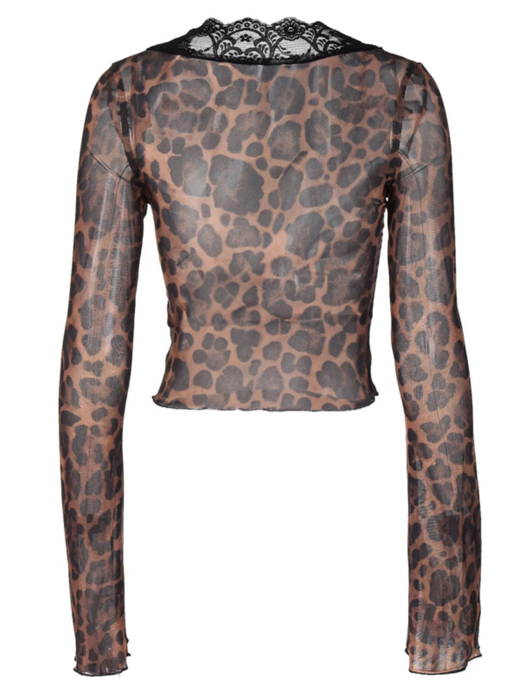 Lace Detail Long Sleeve Top