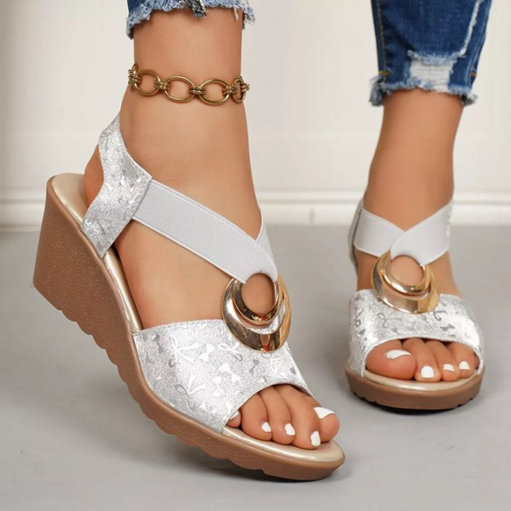Open Toe Wedge Sandals