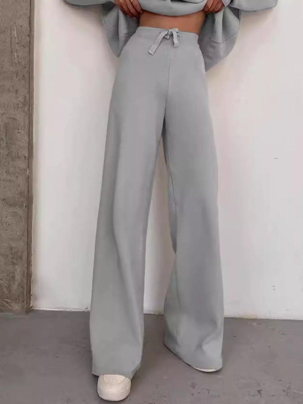 Full Size Turtleneck Long Sleeve Top and Pants Sweater Set Plus Size