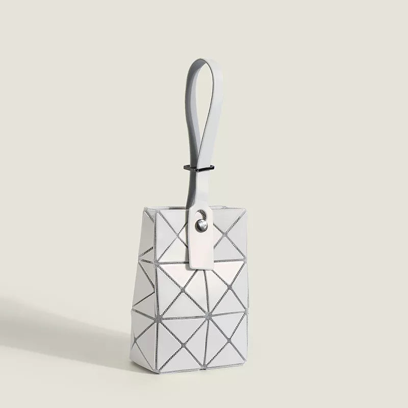 Geometric Panel Foldable Handbag