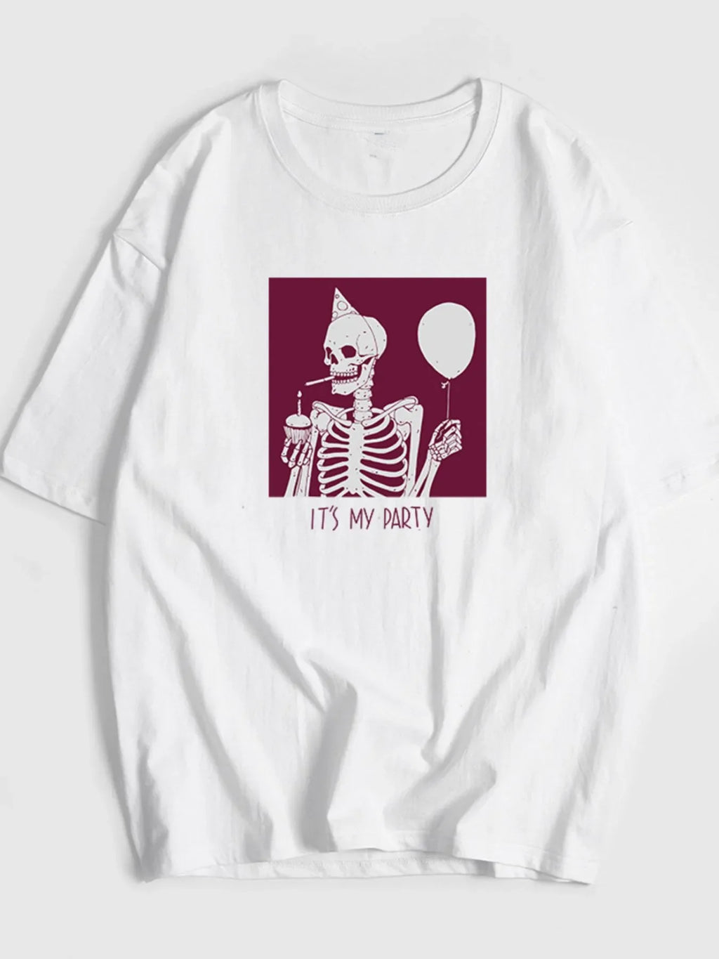 Plus Size Graphic Round Neck Half Sleeve T-Shirt