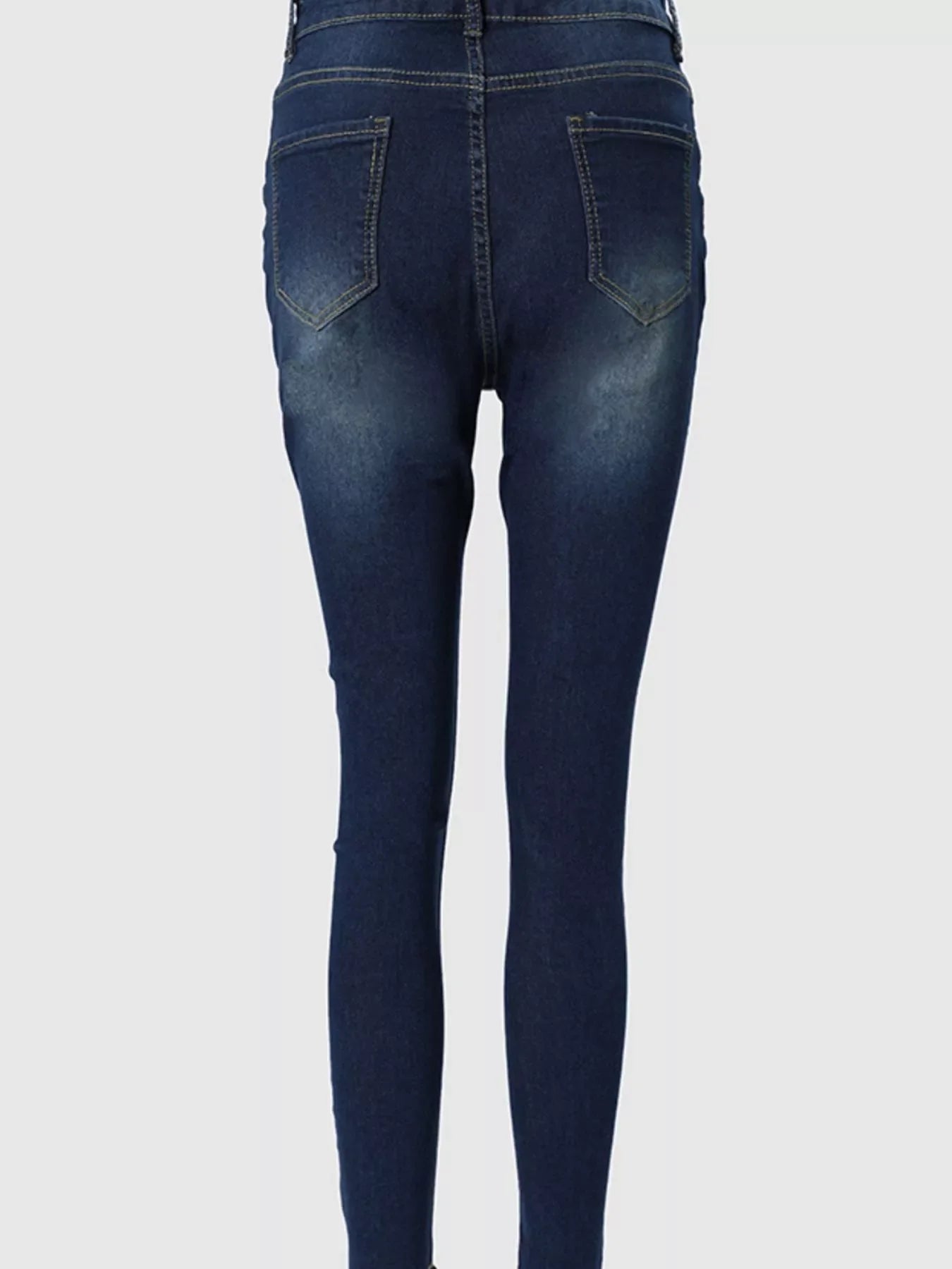 Zipper Front Skinny Jeans