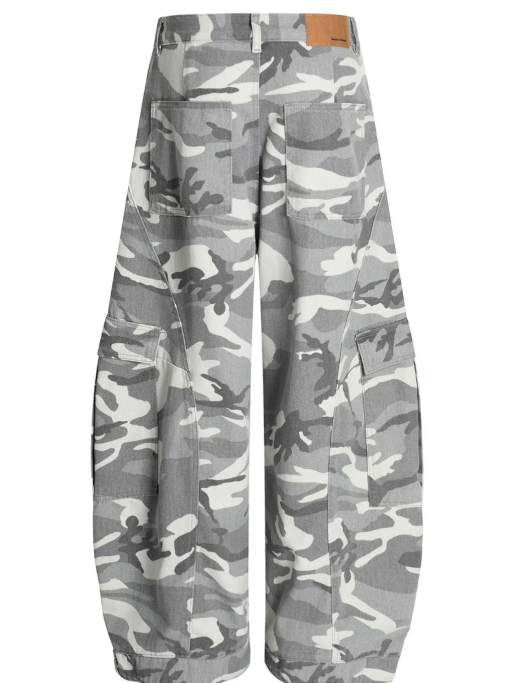 Men's Camo Cargo Wide Leg Jeans