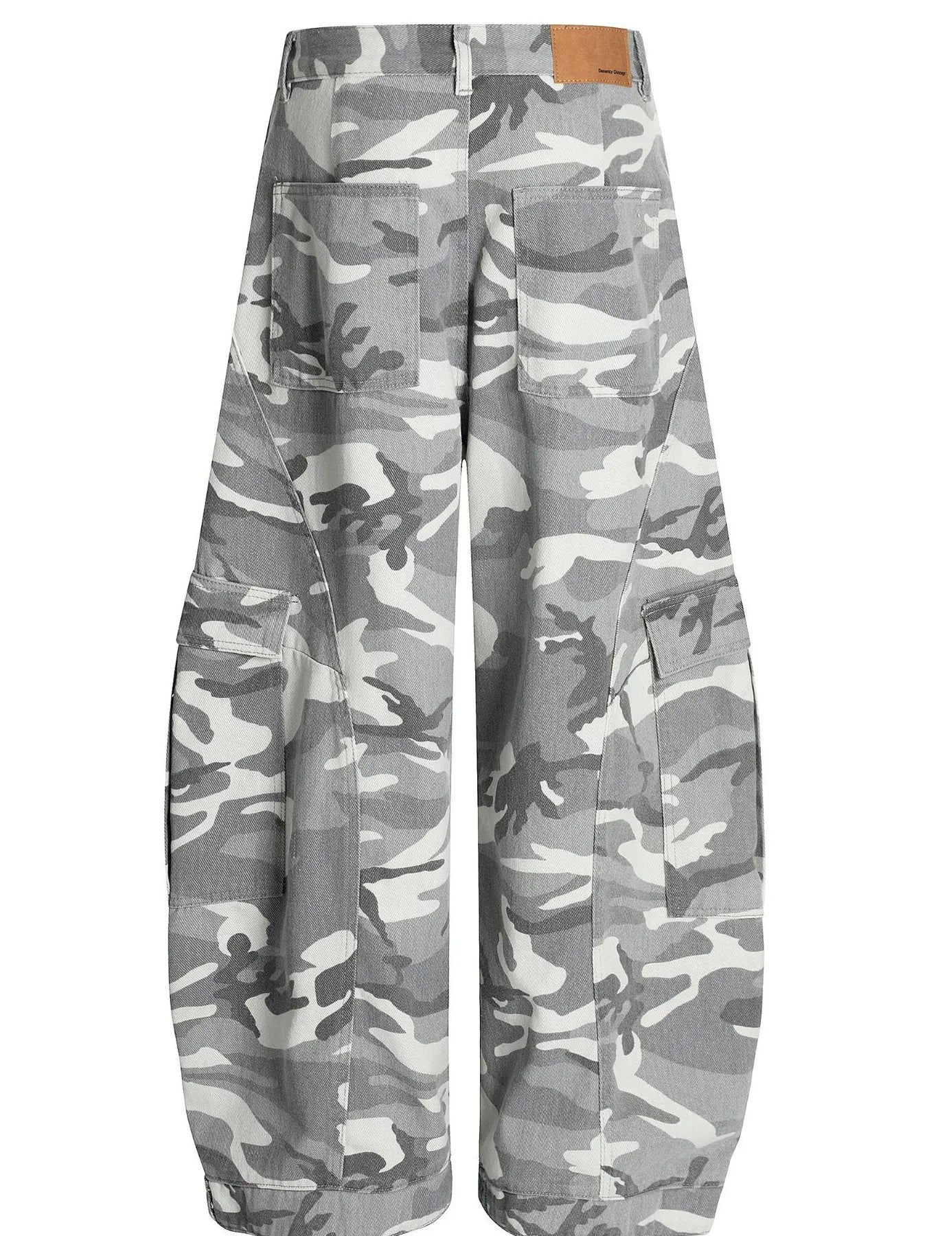 Men's Camo Cargo Wide Leg Jeans