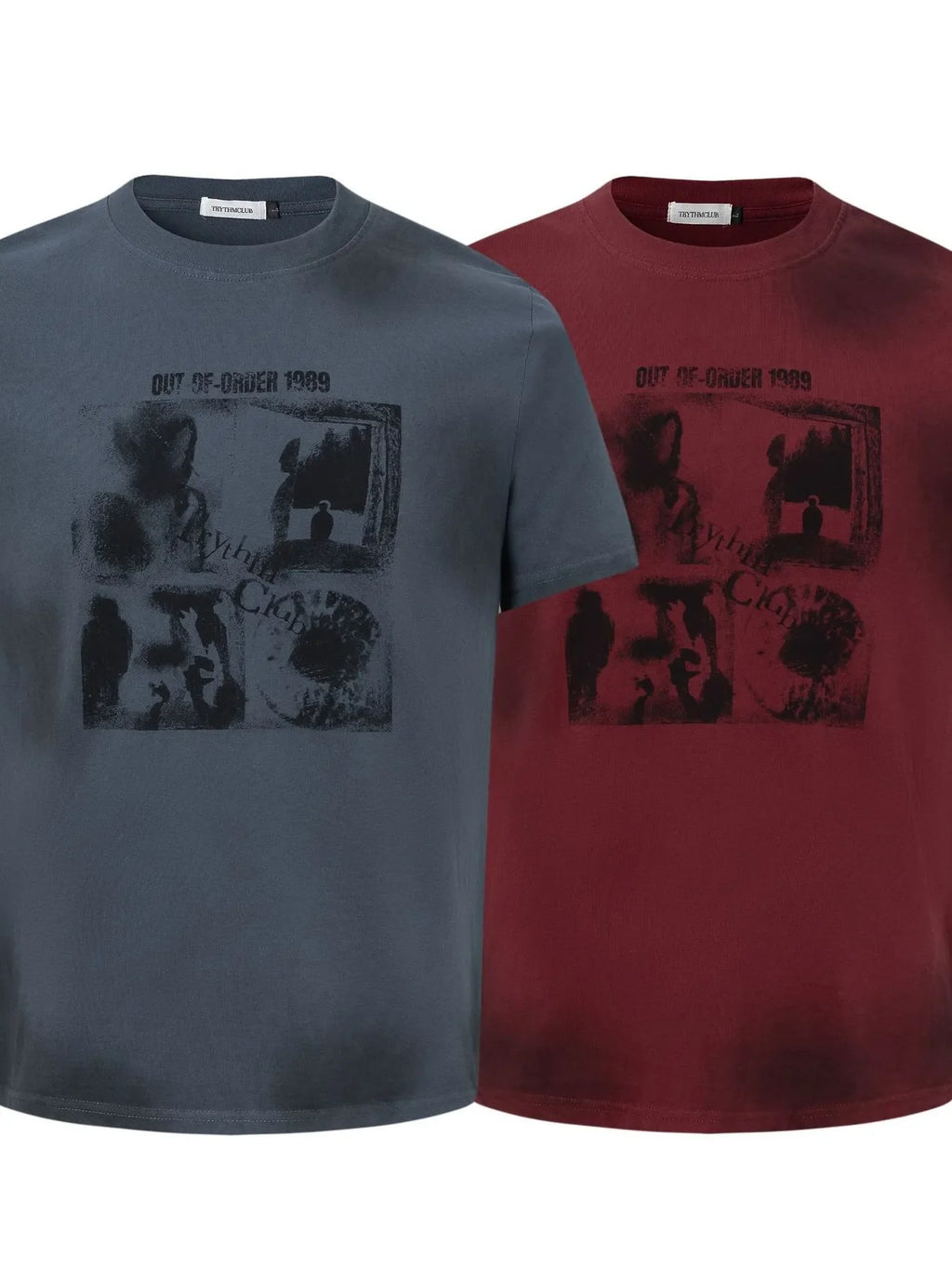 Men's Graphic Round Neck Short Sleeve T-Shirt