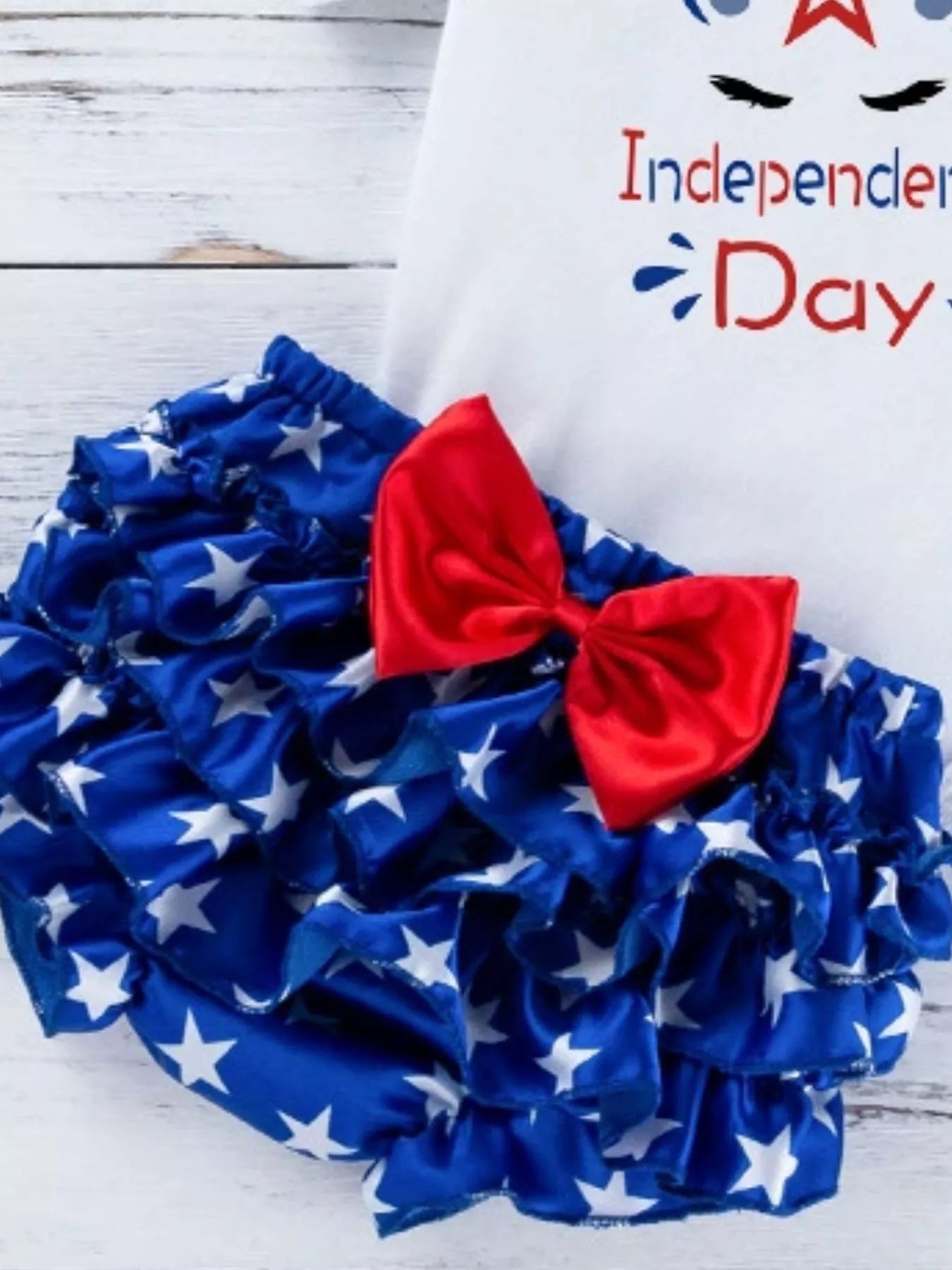Children's Little Miss America Patriotic Outfit Set
