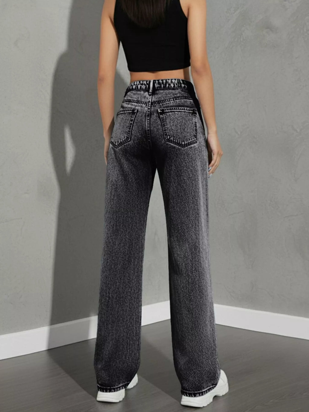 High Waist Wide Leg Jeans