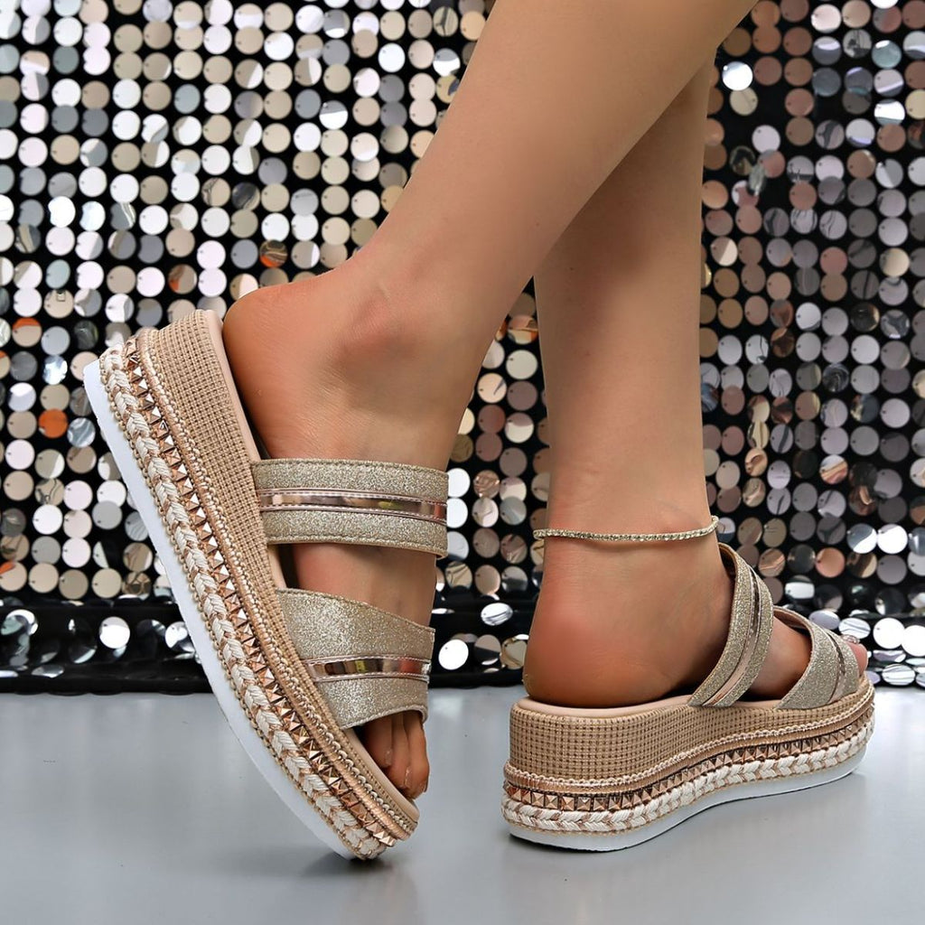 Open Toe Wedge Sandals