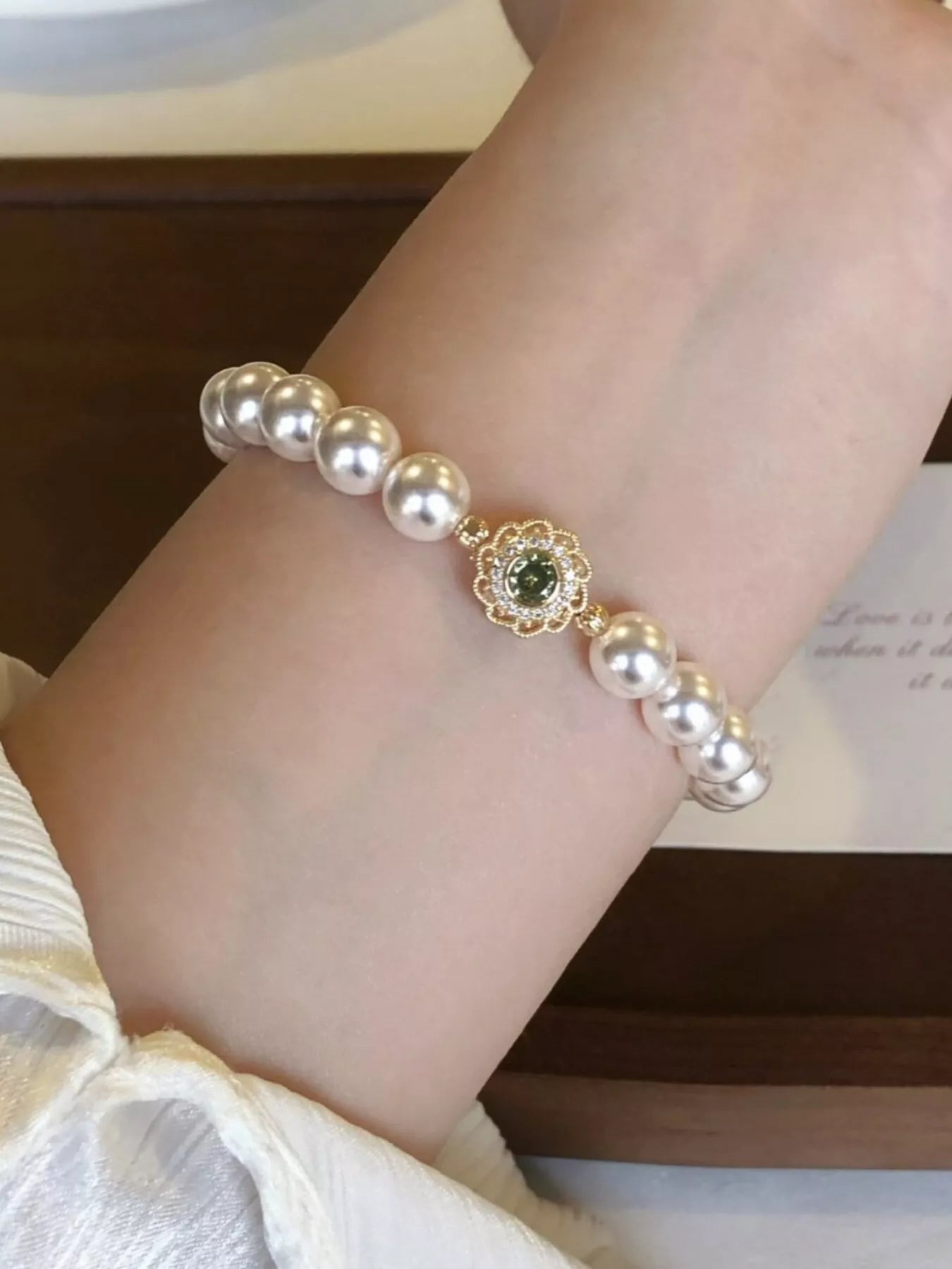 Pearl Flower Bracelet