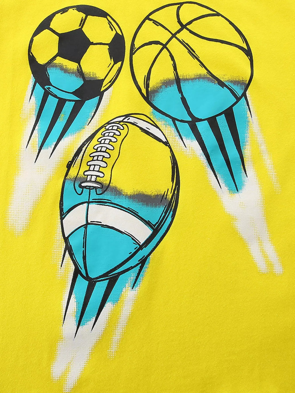Children's Sporty Graphic Short Sleeve T-Shirt