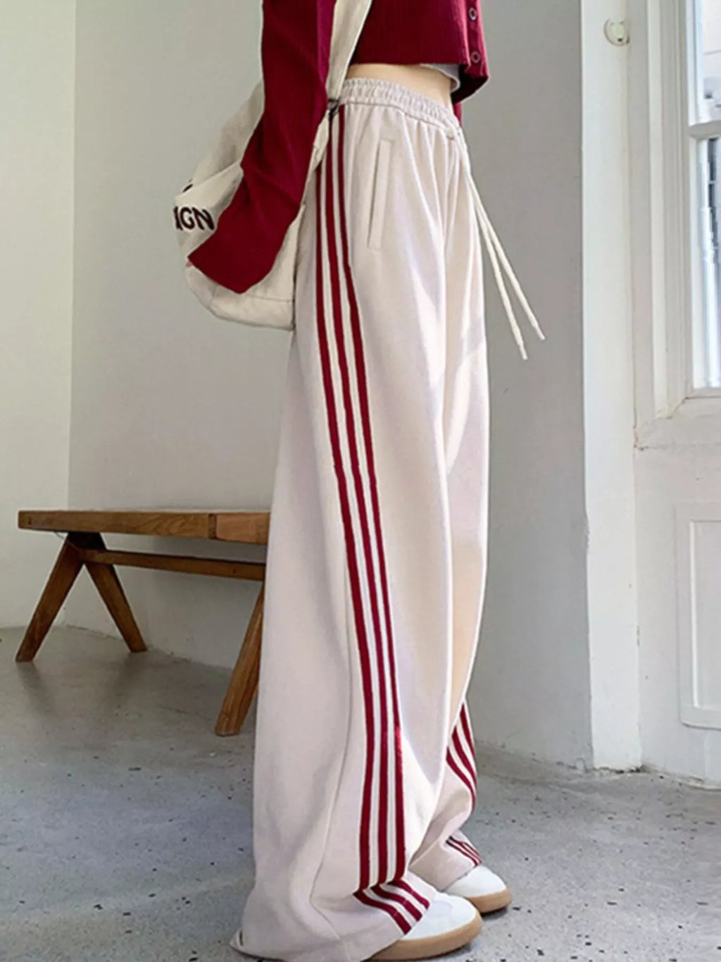 Striped Wide Leg Pants