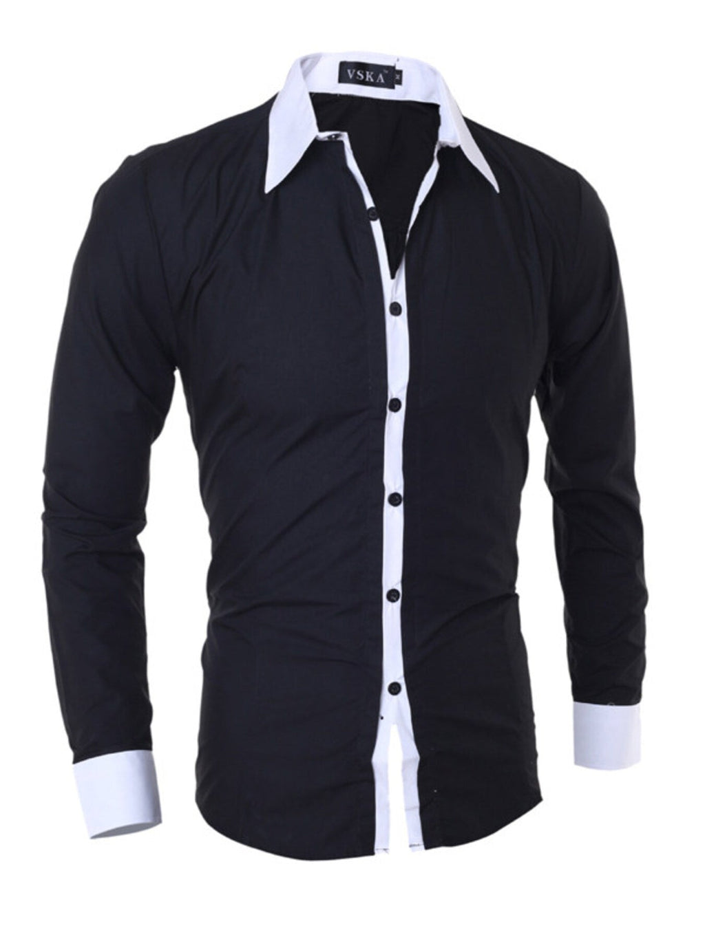Men's Slim Fit Long Sleeve Shirt