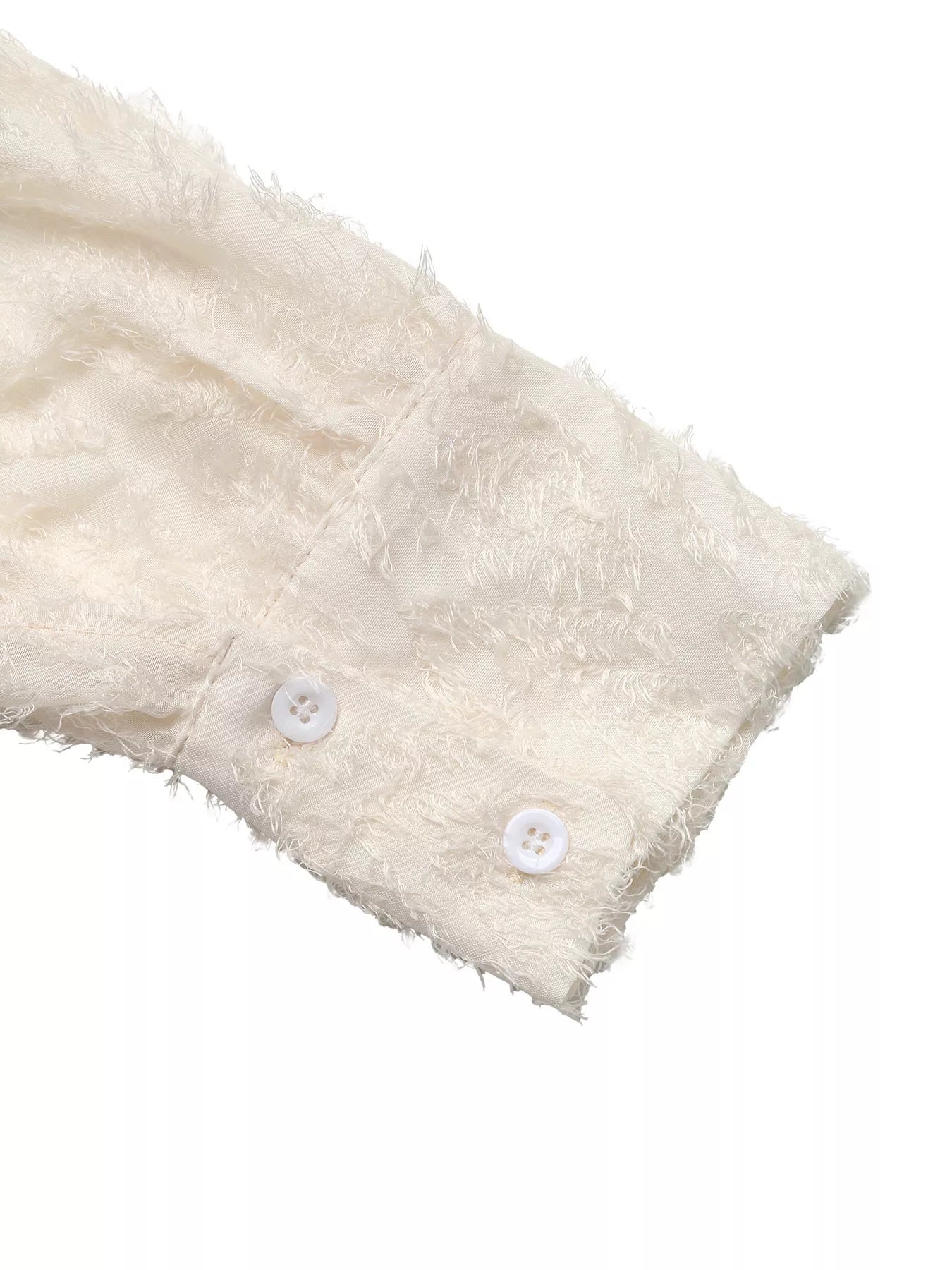 Textured Long Sleeve Button-Up Shirt