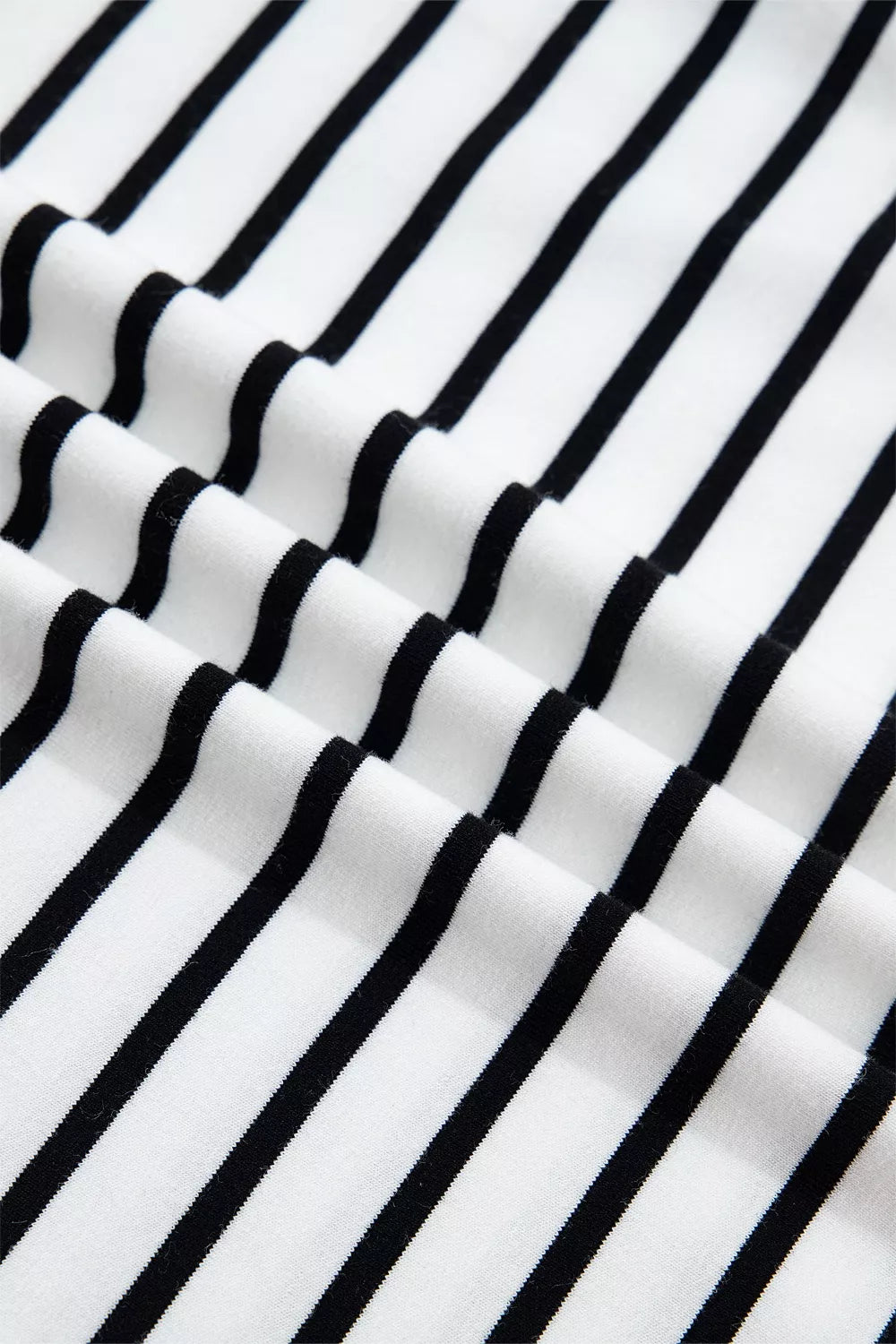Stripe Contrast Knot Back Ruffle Trim Tank Top