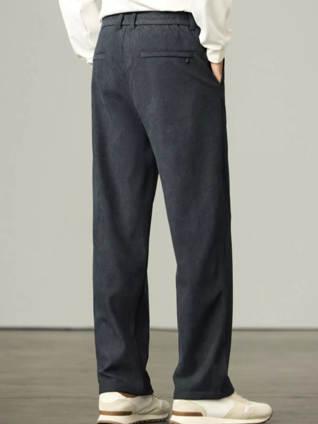 Men's Plus Size Straight-Leg Drawstring Pants