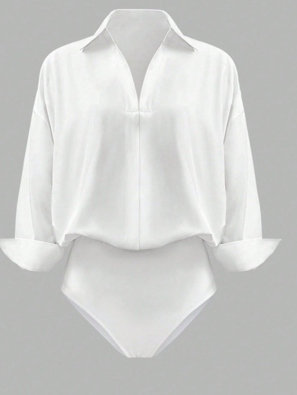 Button-Down Long Sleeve Bodysuit
