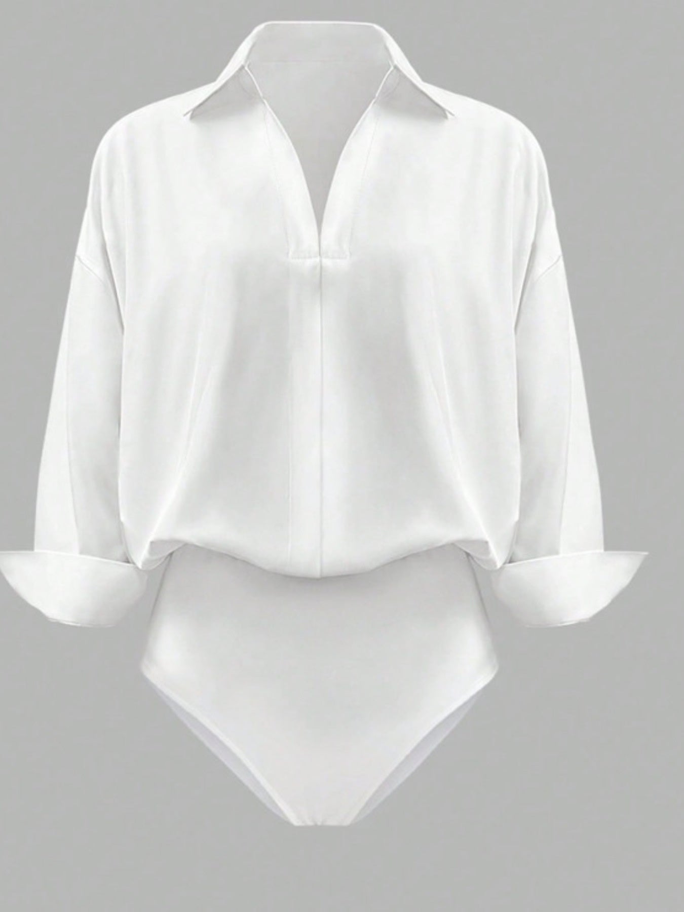 Button-Down Long Sleeve Bodysuit