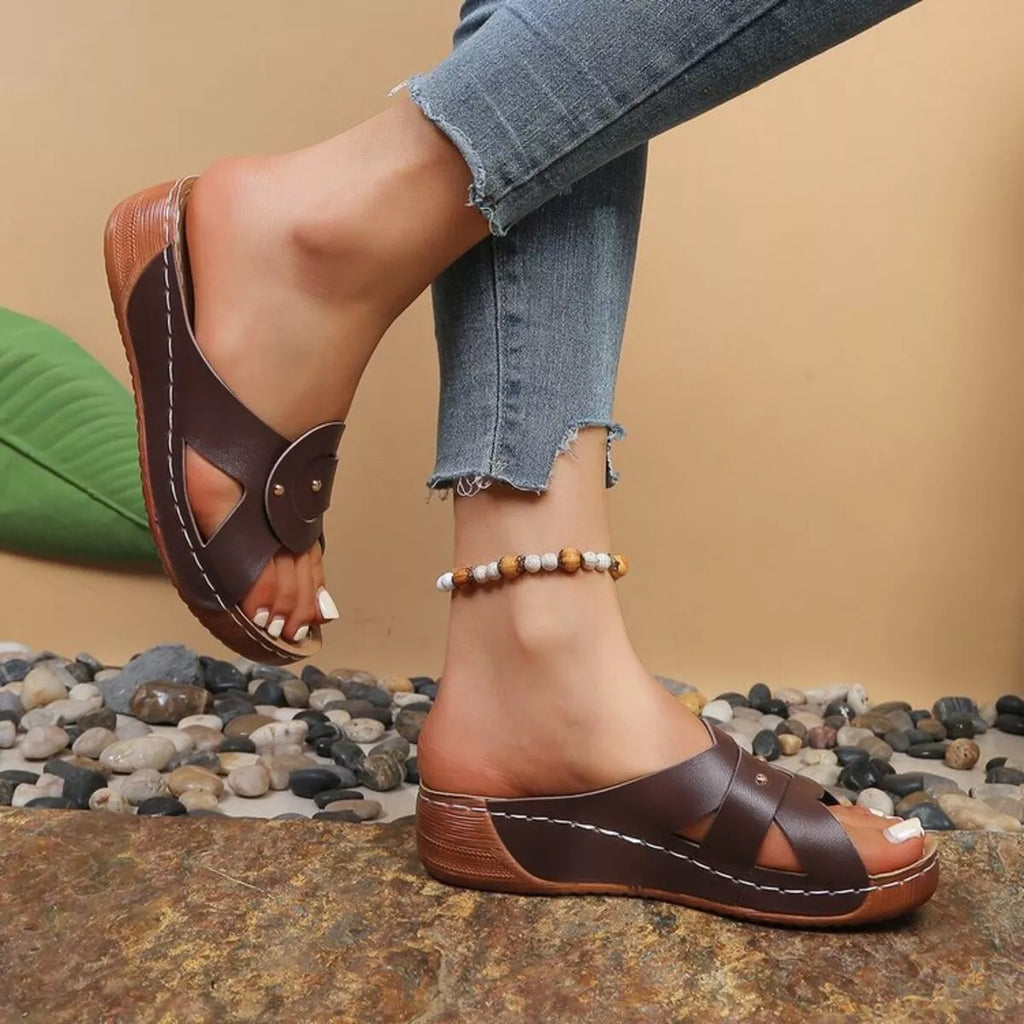 Open Toe Wedge Sandals