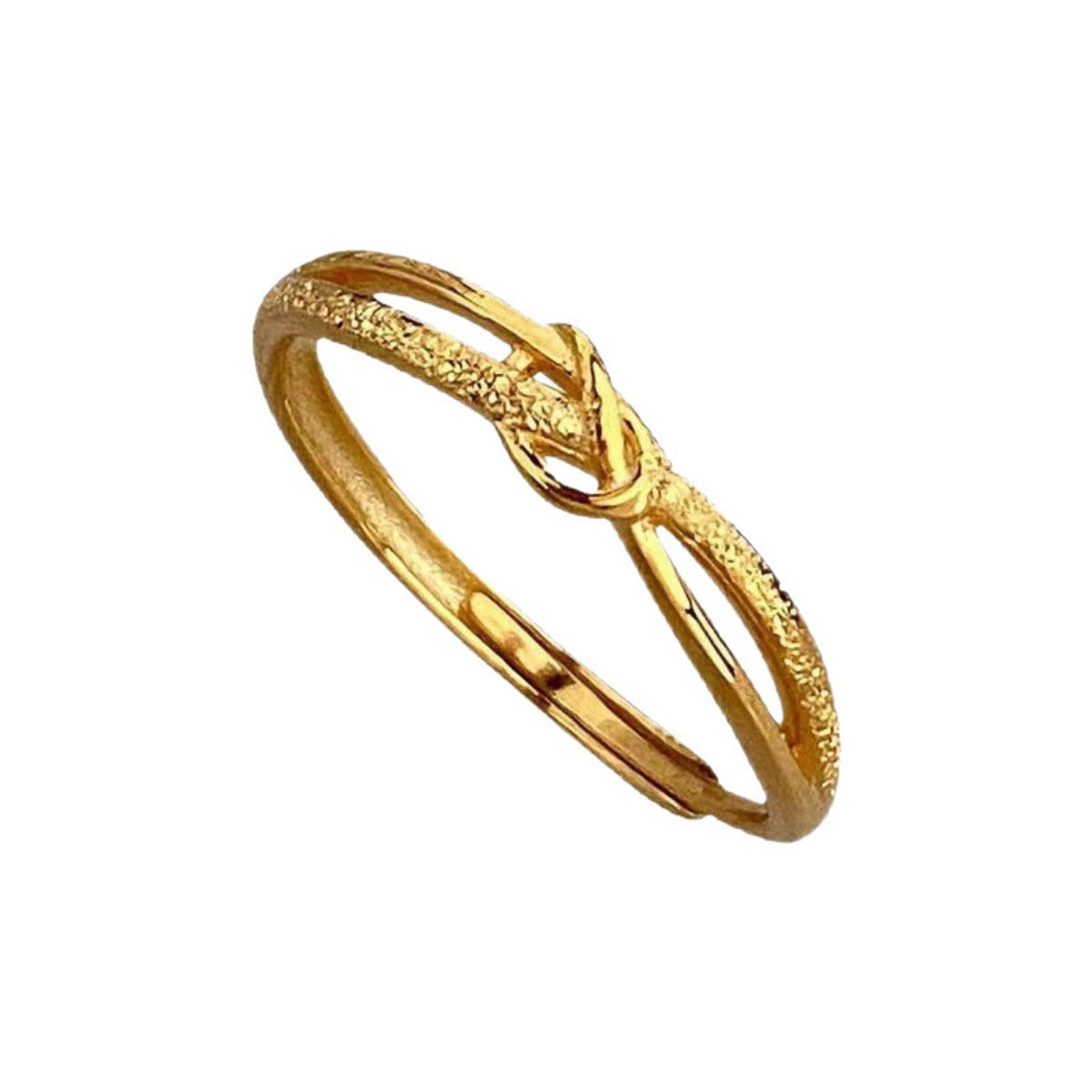 925 Sterling Silver Knotted Ring