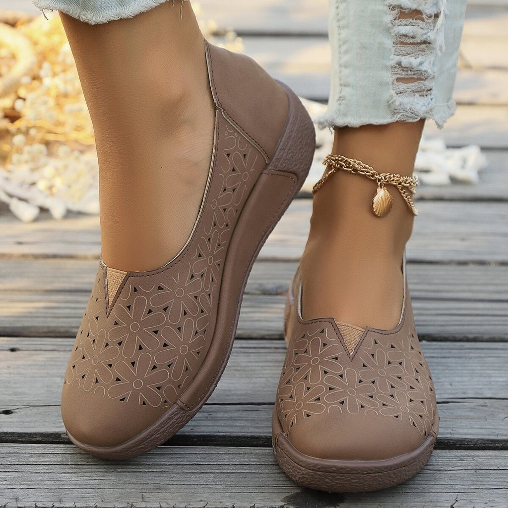Hollow-Out Casual Loafers